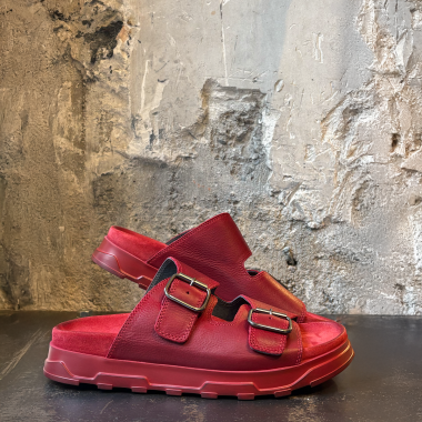 schuhe sandale 1e240 lofina rot dacapo aachen